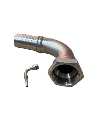 TERMINAL HEMBRA GIRATORIA CODO 90° UNF JIC
